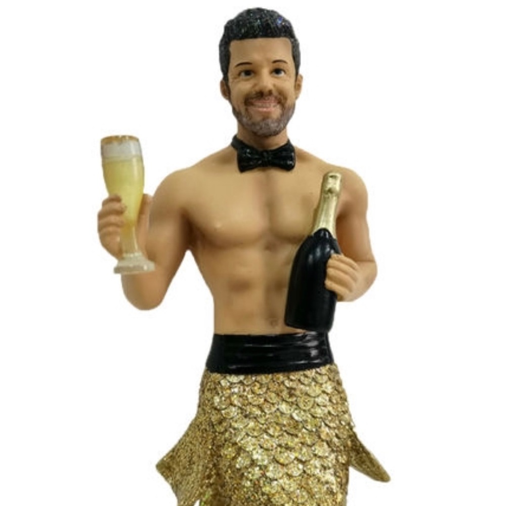 DECEMBER DIAMONDS champs LGBT merman ornament